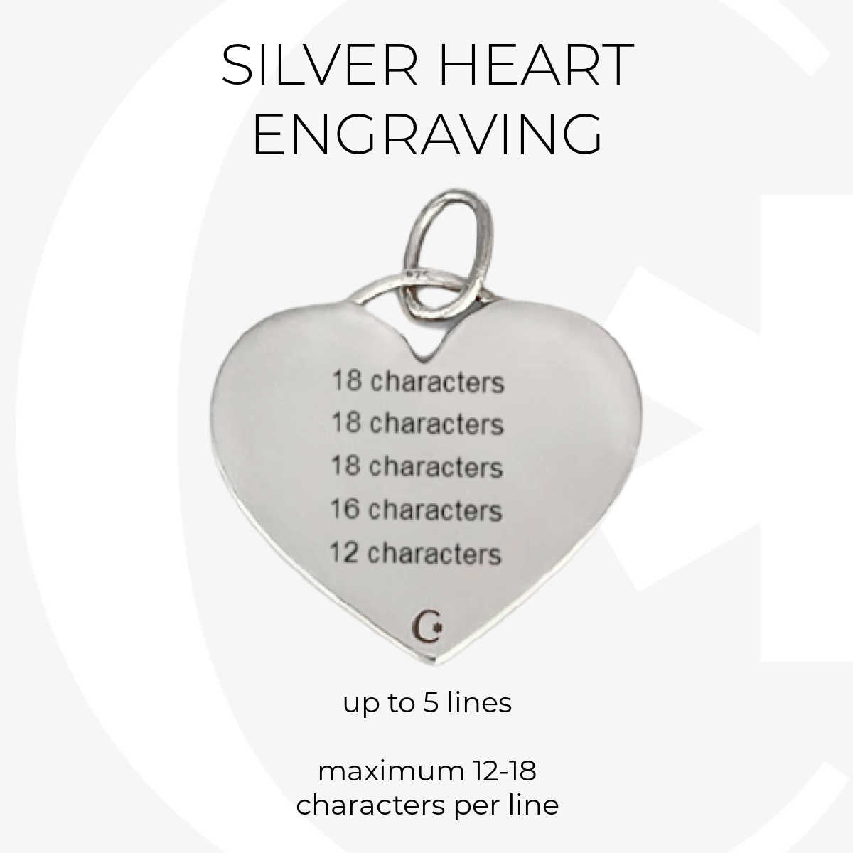 Sterling Silver & Garnet Heart Medical Bracelet