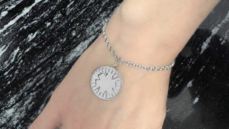 Medical ID Medallion Collection in Sterling Silver, CHARMED Medical Jewelry