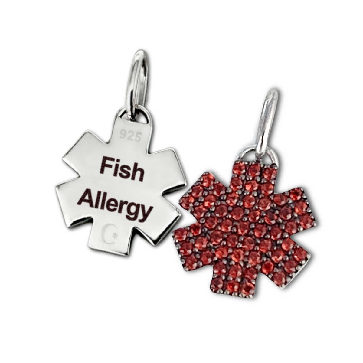 Fish Allergy Medical ID | CHARMED Medical Jewelry