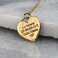 Small Heart Gold Medical Alert Necklace with Ruby