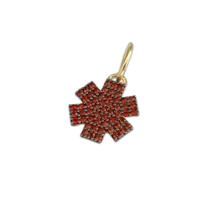 Gold Plated Star of Life Medical Charm | CHARMED Medical Jewelry