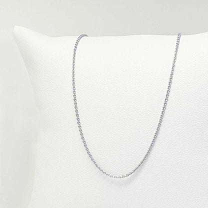 Sterling Silver Adjustable Chain Necklace for Medical ID