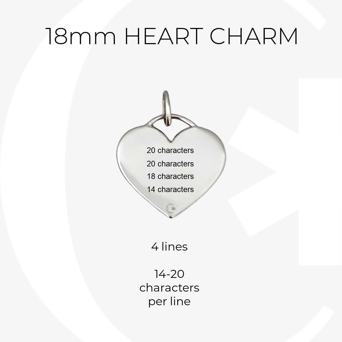 White Gold Medical ID Heart Necklace with Red Enamel