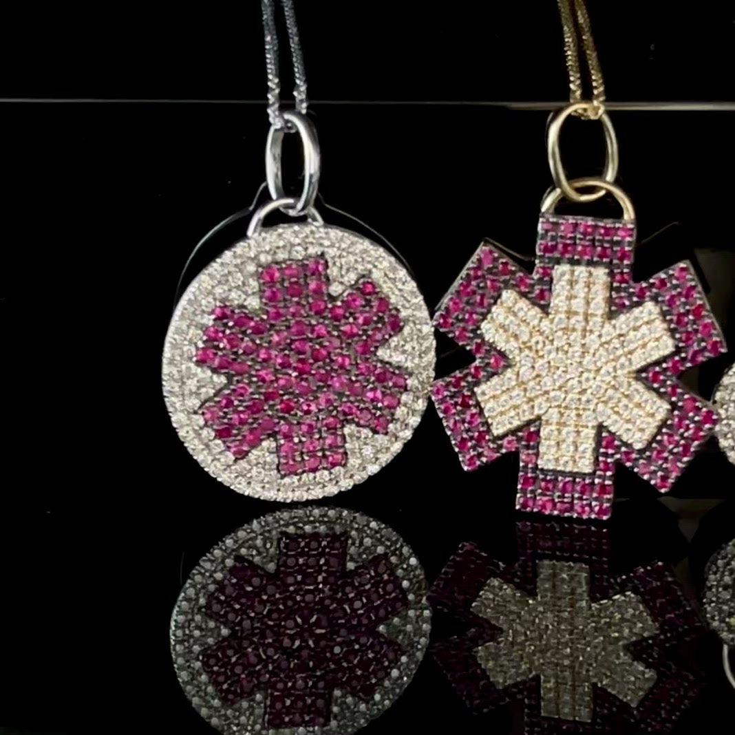 Diamond Medical ID Collection Video,  Stylish Gold Medical Alert Jewelry for Women from CHARMED Medical Jewelry