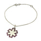 White Gold Cable Chain Bracelet for Medical Alert Charm | Dainty Gold Bracelet | Gold Layered Bracelet